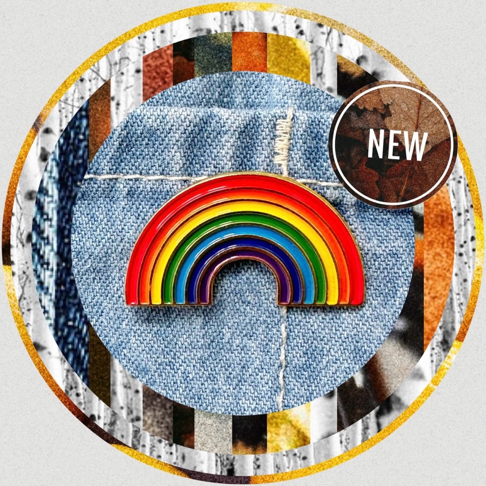 Rainbow Enamel Pin